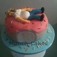 Homer Simpson/Doughnut Cake
