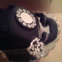 Vintage Telephone Cake