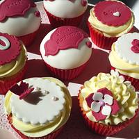 Ruby Anniversary Cupcakes