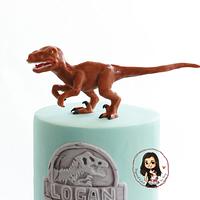 Jurassic World inspired cake