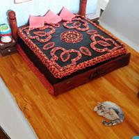 khushi's bedroom cake