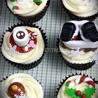 Christmas Cupcakes:D