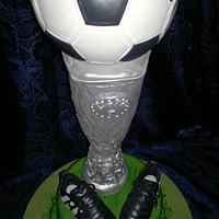 football cup cake samples
