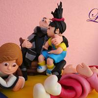 Gru and the girls (not another Minion cake)