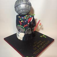 Star Wars & Christmas Cake