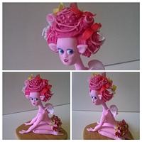 Rose fairy, birthday cake