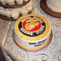 Marine Corps Grooms Cake