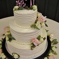 Reveal Wedding/Grooms cake in buttercream