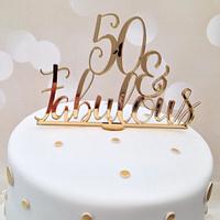 A glam cake for a glam Mum's 50th