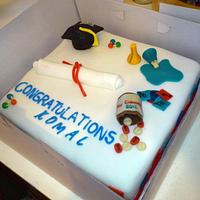 Science Graduation Cake