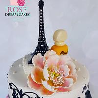 Parisian Birthday Cake