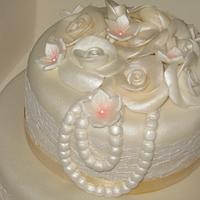 romantic weddding cake