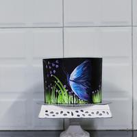 Hand painted butterfly cake