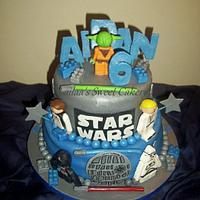 Star Wars Lego Birthday Cake!