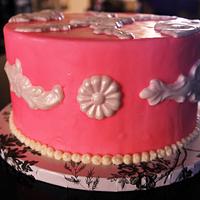 Pink girly cake