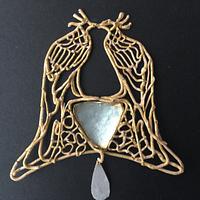Sugar Art Museum - Art Nouveau Peacock Jewelry 