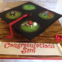Sports Graduation cake