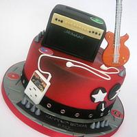 Rock/Metal Music Cake
