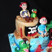 jake and the neverland pirates cake