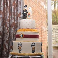 My first ever Wedding Cake -