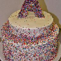 Buttercream Sprinkle birthday cake