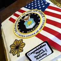 Air Force Flag Cake