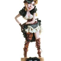 Lady Steampunk cake- Steam Cakes Collaboration