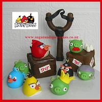 Angry Birds Cake toppers ~