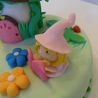Mushroom's fairy cake