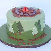 Campfire cake