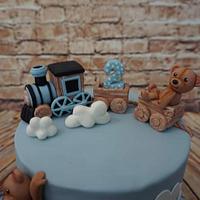 Cake with teddies