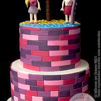 Lego Friends Cake