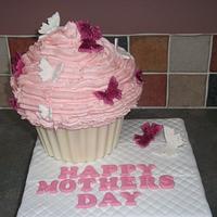 Mothers Day Giant Cupcake