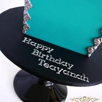 Teal and Antique Silver Gift Box 