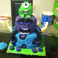 Monster inc cake