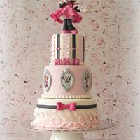Minnie mouse b'day cake 