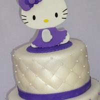 Quinceañera Hello Kitty cake 