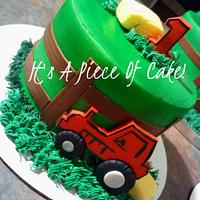 D-Dubs Turning 1! Tractor and Smash Cakes
