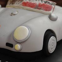 Porsche Spyder cake
