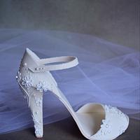 Elegant bridal shoe  