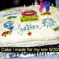 9/20/99 "When My Passion for Cake Began" :)