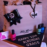 My first bag cake - Ted Baker Bowcon