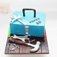 3D Tool Box Cake