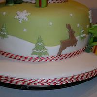 "Naughty Elf" Christmas-cake