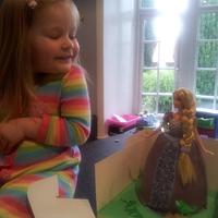 Princess Anna's birthday cake