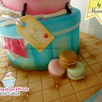 Topsy Turvy Cake with Airbrush