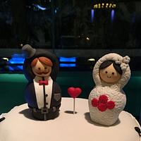 Wedding cakes.