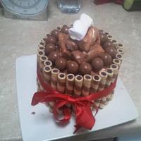 chocolateb  iscuit cake