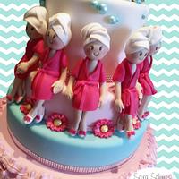 SPA party cake