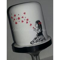 1cake 3 Hand Painted Banksy Pictures